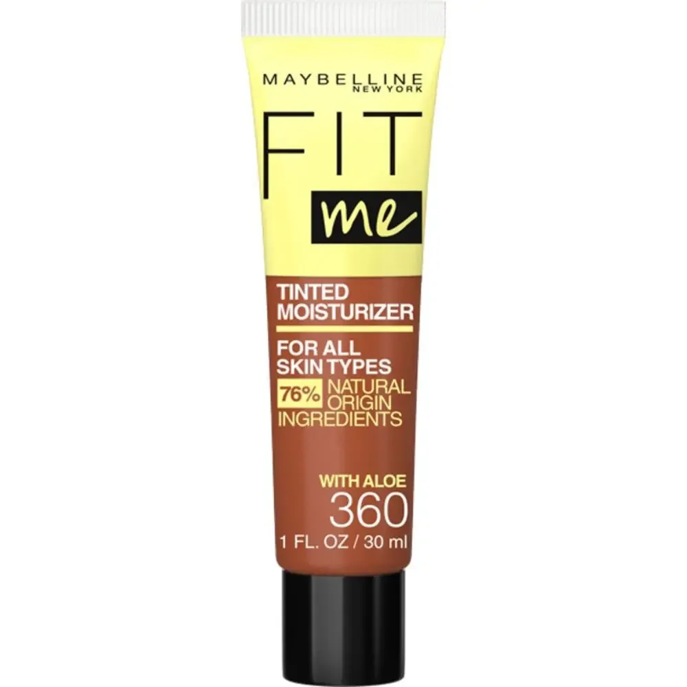 Maybelline Fit Me Tinted Moisturizer Natural Coverage with Aloe, #360, 1 Fl oz.